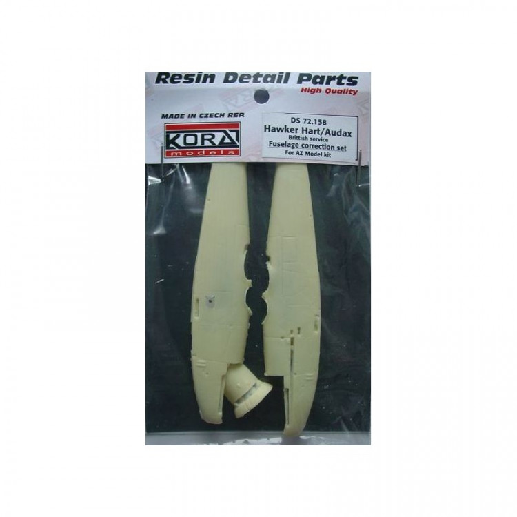 Kora Model DS72158 Hawker Hart/Audax Correction Fuselage Set 1/72