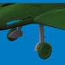 Eduard 6481170 BRASSIN Bf 109G undercarr. legs PRINT (EDU) 1/48