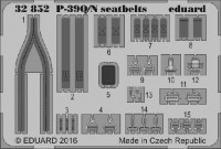 Eduard 32852 P-39Q/N seatbelts 1/32