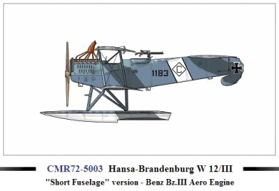 CZECHMASTER CMR-72003 1/72 Hansa W.12/III