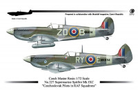 CZECHMASTER CMR-72227 1/72 S.Spitfire Mk IXC CZ Pilots in RAF Squadrons
