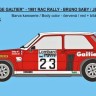 Reji Model 43113 Renault 5 Turbo - RAC Rally 1981 1/43