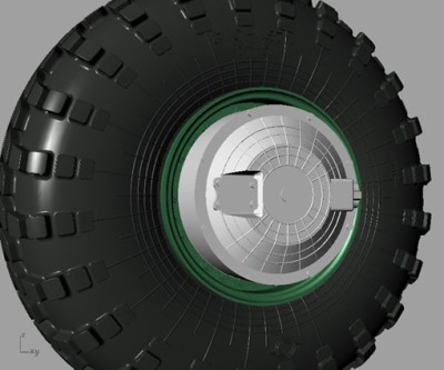 SP Designs SP-287 BTR-80 road wheels w/open hub