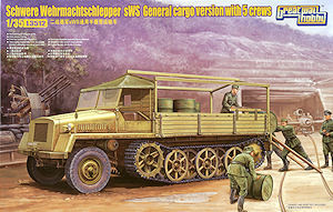 Great Wall Hobby L3512 WWII German sWS General Cargo Version/w 5 crews 1/35