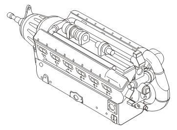 CMK 7164 Daimler Benz DB 603-german air. engine WWII 1/72
