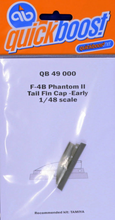 Quickboost QB49 000 F-4B Phantom II tail fin cap - early (TAM) 1/48