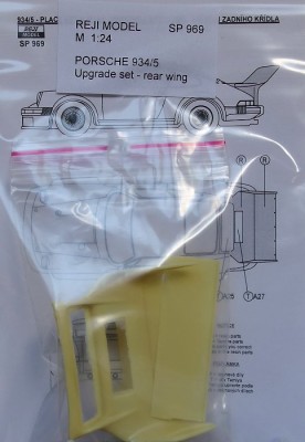 Reji Model 969 Porsche 934/5 - upgrade set rear wing 1/24