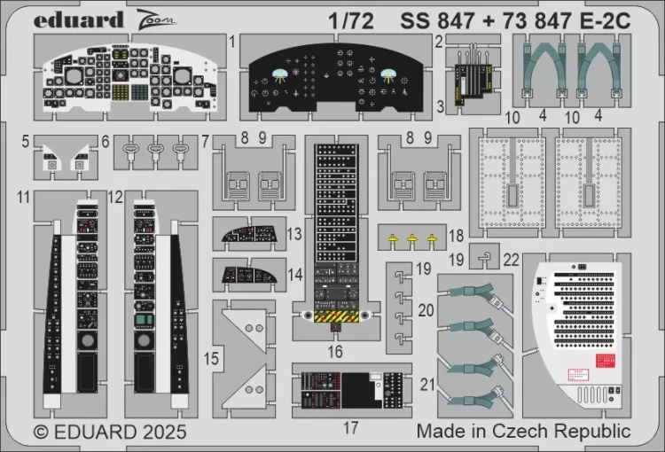 Eduard SS847 E-2C (HELL) 1/72