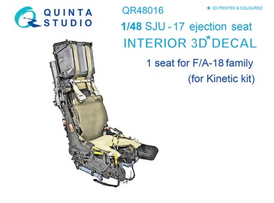 Quinta studio QR48016 Кресло SJU-17 для семейства F/A-18 (Kinetic) 1/48