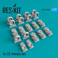 Reskit RS72-0184 Tu-22 wheels set (TRUMP/ITAL) 1/72