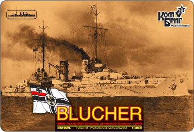 Combrig 3519WL German Armored Cruiser SMS Blucher, 1909 1/350
