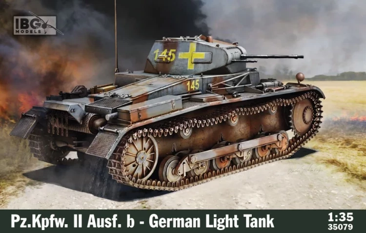 IBG Models 35079 Pz.Kpfw. II Ausf. B - German Light Tank 1/35