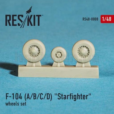 ResKit RS48-0008 F-104 (A/B/C/D) &quot;Starfighter&quot; wheels set 1/48