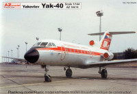 AZ Model 14414 Yakovlev Yak-40 (CSA, General Air) 1:144