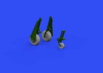 Eduard 648503 BRASSIN 1/48 P-51D wheels oval tread (EDU)