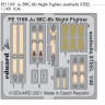 Eduard FE1169 Ju 88C-6b Night Fighter seatbelts STEEL (ICM) 1:48