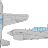 Eduard EX1120 Mask P-40E US nat.insignia circular (EDU) 1/48