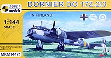 Mark 1 Models MKM-14471 Dornier Do 17Z-2/3 in Finland (4x camo) 1/144