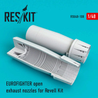 Reskit RSU48-0108 Eurofighter open exhaust nozzles (REV) 1/48