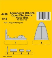 CMK 4496 MB-326 Open Electronic Nose Box (ITAL) 1/48