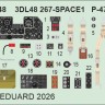 Eduard 3DL48267 P-47M SPACE (MINA) 1/48