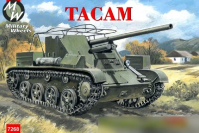 Military Wheels MW7268 САУ Т-60/Tacam 1:72