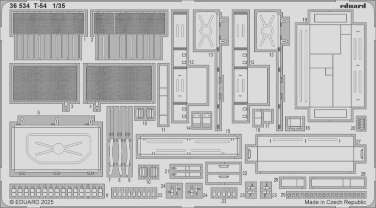 Eduard 36534 SET T-54 (HOBBYB) 1/35