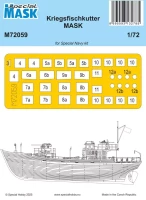Special Hobby SM72059 Mask for Kriegsfischkutter (SP.NAVY) 1/72