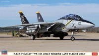 Hasegawa 02434 Истребитель ВМС США F-14B TOMCAT "VF-103 JOLLY ROGERS LAST FLIGHT 2004" (Limited Edition) 1/72