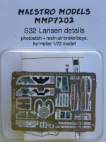 Maestro Models MMCP-7202 1/72 S32 Lansen details (PE set&resin parts)