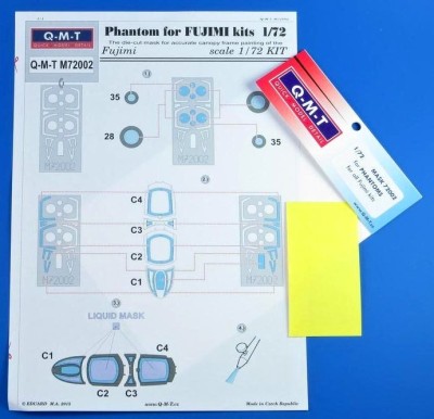 Q-M-T QMT-M72002 1/72 Mask for Phantoms (FUJI)