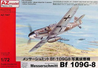 Az Model 74047 Messerschmitt Bf-109G-8 Reconn. (3x camo) 1/72