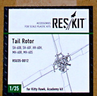Reskit RSU35-0012 Tail Rotor for SH-60B, SH-60F, HH-60H, MH-60R 1/35