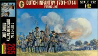 Strelets STR26572 Dutch Infantry Firing Lines Spanish Succession War era 1/72
