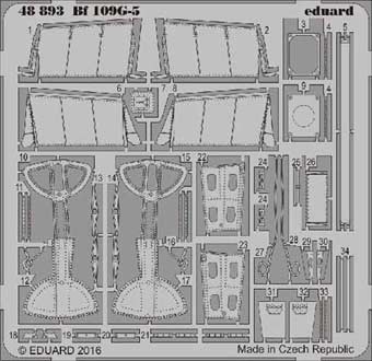 Eduard 48893 Bf 109G-5 1/48