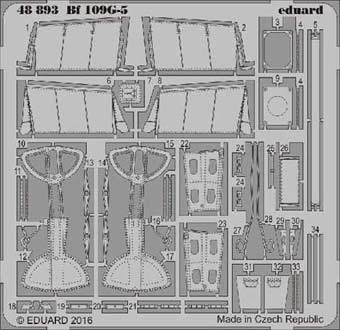 Eduard 48893 Bf 109G-5 1/48