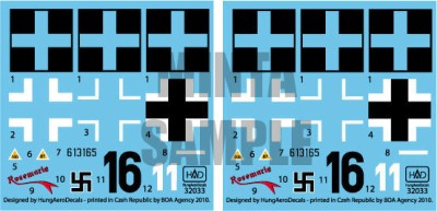 HAD 32033 Decal Bf 109G-10/U2 (2x camo) 1/32