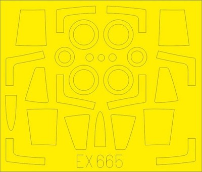 Eduard EX665 Mask 1/48 F-104G TFace (KIN)