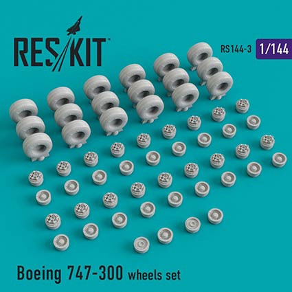 Reskit RS144-0003 Boeing 747-300 wheels (REV) 1/144