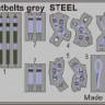 Eduard 49112 F-4 seatbelts grey STEEL 1/48