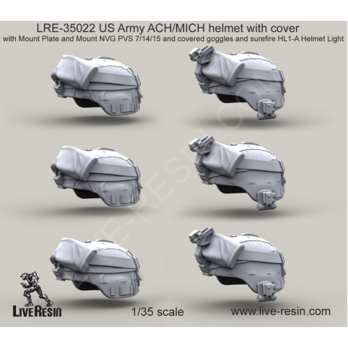 LiveResin LRE35022 US Army ACH/MICH 1/35
