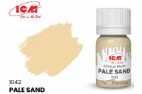 ICM C1042 Бледный песок(Pale Sand), краска акрил, 12 мл