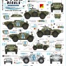 Star Decals 35-C1392 UNEF Canadian Ferrets.Middle East Peacekeepers # 3.Ferret Scout Car Mk.2 Mk.1 Scout Cars 1/35