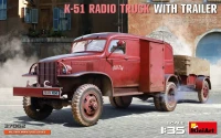 Miniart 37062 K-51 Radio Truck with Trailer (4x camo) 1/35