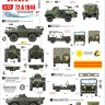 Star Decals 72-A1044 Vietnam ARVN # 3. V-100 Commando, Greyhound and other AFVs in South Vietnam army 1/72