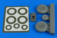 Aires 4806 Do 217N wheels & paint masks - late B (ICM) 1/48
