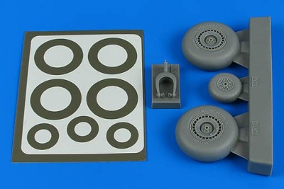 Aires 4806 Do 217N wheels &amp; paint masks - late B (ICM) 1/48