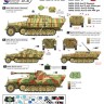 Star Decals STAR35914 Eastern front 1945 German Sd.Kfz.251 Ausf.DLate war German Sd.Kfz.251 Ausf.DGerman Sd.Kfz.251/9 Ausf.D StummelGerman Sd.Kfz.251/9 Ausf.D with 20mm KwK 38 gunGerman Sd.Kfz.251/21 Ausf.D DrillingGerman Sd.Kfz.251/22 Ausf.D with PAK gun