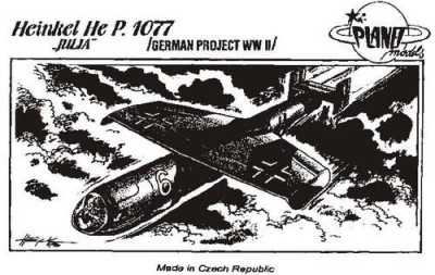 Planet Models PLT012 Heinkel He P.1077 &quot;Julia&quot; 1/48