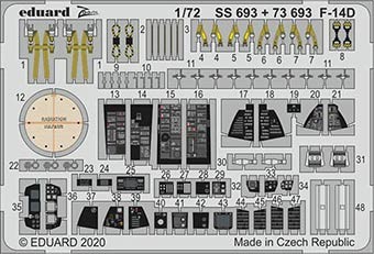 Eduard SS693 1/72 F-14D (G.W.H.)